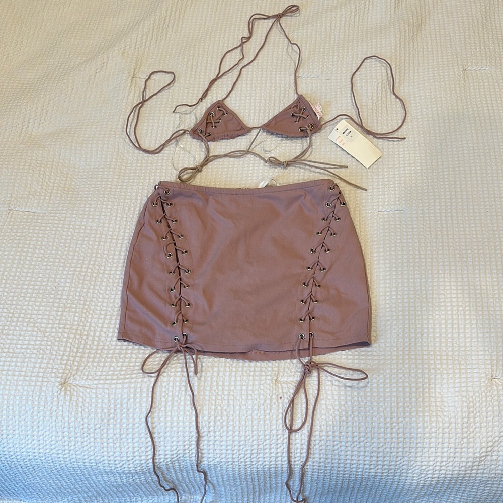 2 piece Halter & skirt set